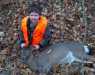 Three-year-old Gavin with his first deer.